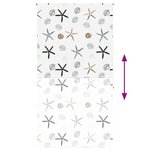 vidaXL Store enrouleur de douche 140x240 cm largeur du tissu 136 cm