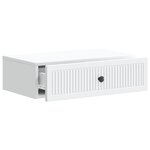 vidaXL Table d'appoint murale Blanc 59 x 34 5 x 17 cm