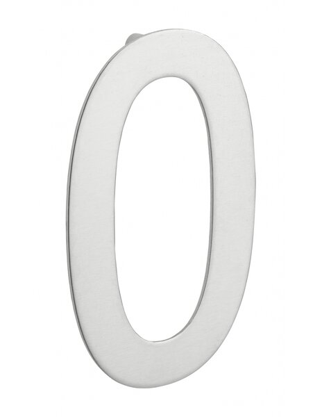 THIRARD - Chiffre 0 à visser  inox  H.100mm