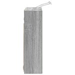 vidaXL Armoire Miroir de Salle de Bain Gris Sonoma 60 x 14 5 x 50 cm