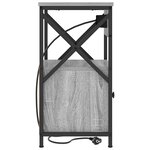 vidaXL Cabinet de chevet Sonoma gris 40 x 31 x 60 cm Bois d'ingénierie