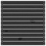 vidaXL Salon de jardin 3 Pièces avec coussins Noir Bois de pin massif