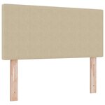vidaXL Tête de lit Design Simple Vert Clair Gris 90 cm en Tissu Côtelé