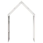 vidaXL Toit de lit pour enfants blanc 55x84x132 cm bois de pin massif