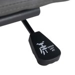 vidaXL Chaise pivotante de bureau crème bouclé comme de la laine tissu