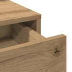 vidaXL Coiffeuse Chêne artisanal 79 x 41 x 140 cm Bois d'ingénierie