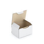 Boîte carton blanche d'expédition rajapost 6x4 3x3 5 cm (lot de 300)