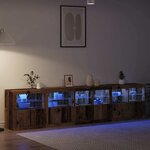 vidaXL Buffet Bois ancien 283 x 37 x 67 cm Bois d'ingénierie