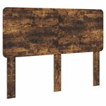 vidaXL Cadre de lit Chêne fumé 150 x 200 cm Bois d'ingénierie