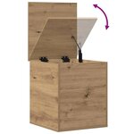vidaXL Boîte de Rangement chêne artisanal 40 x 42 x 46 cm