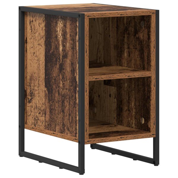 vidaXL Table de chevet Bois Ancien 39.5 x 30 x 50 cm Bois d'ingénierie