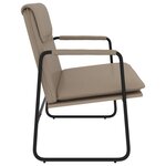 Banc banquette 100 x 64 x 80 cm synthétique cappuccino 02_0010565