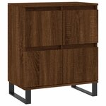 vidaXL Buffets 3 Pièces Chêne marron Bois d'ingénierie
