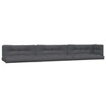 vidaXL Salon palette de jardin avec coussins 6Pièces bois d'acacia massif