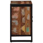 vidaXL Cabinet de Salle de Bain Marron Bois massif de récupération
