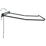 vidaXL Cadre de store électrique avec LED Anthracite 3 x 2 5 m