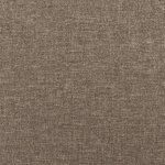 vidaXL Matelas à ressorts ensachés pour enfants taupe 80x160 cm tissu