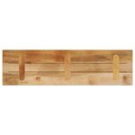 vidaXL Dessus de table rectangulaire bois massif de manguier brut