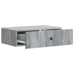 vidaXL Table d'appoint murale 59 x 34 5 x 17 cm Bois d'ingénierie