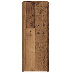 vidaXL Porte-parapluie Bois ancien 25 x 24 5 x 64 cm Bois d'ingénierie