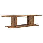 vidaXL Meuble TV Marron 103 x 30 x 26 5 cm Bois d'ingénierie