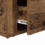 vidaXL Cabinet de chevet Bois ancien 60 x 36 x 45 cm Bois d'ingénierie