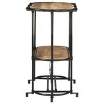 vidaXL Table console 110x42x76 cm bois massif de manguier brut