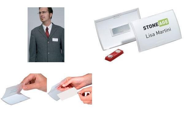 Badge Click Fold  avec aimant  90 x 54 mm  flexible DURABLE