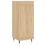 vidaXL Buffet Chêne sonoma 34 5x34x90 cm Bois d'ingénierie