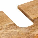 vidaXL Ensemble de mobilier de salle de bain avec porte 2 Pièces Naturel