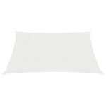 vidaXL Voile d'ombrage 160 g/m² Blanc 2 5x3 5 m PEHD