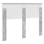 vidaXL Tête de lit Gris béton 120 cm Bois d'ingénierie