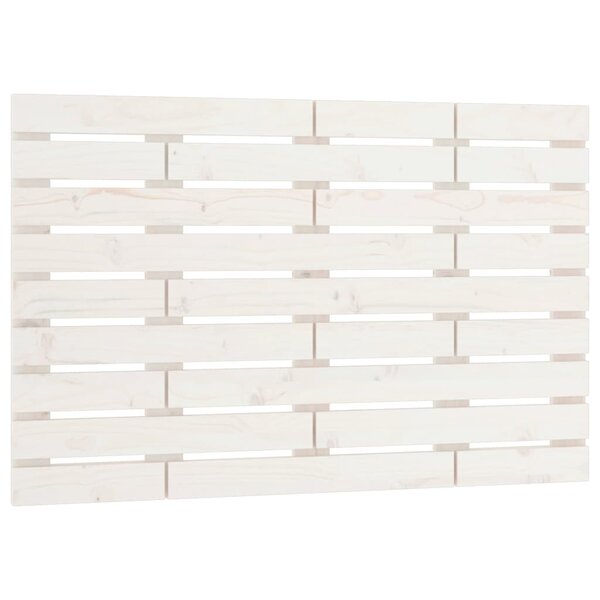 vidaXL Tête de lit murale Blanc 81x3x63 cm Bois massif de pin