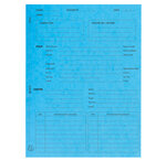 Pack 25 chemises Avocats Imprimées Procédure 25x32 cm 265g Bleu EXACOMPTA