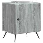 vidaXL Cabinet de chevet 2 Pièces Sonoma gris 43 x 34 5 x 50 cm
