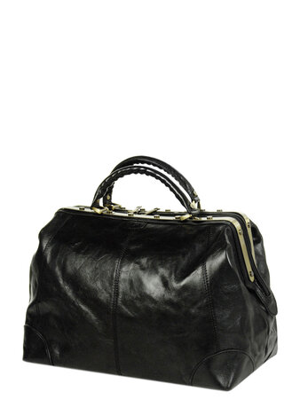 Sac de voyage cabine diligence tendance en cuir - KATANA - 45 CM -1152-Noir