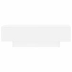 vidaXL Table basse blanc 100x49 5x31 cm bois d'ingénierie