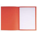 Paquet de 25 dossiers Plaidoirie 'Pour/Contre' carte lustrée 25x32cm Rouge EXACOMPTA