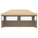 vidaXL Tente de fête 292 x 580 x 315 cm Beige Tissu Oxford