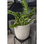 Capi Pot à fleurs Waste Rib 43x41 cm Beige terrazzo