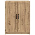 vidaXL Buffet Chêne artisanal 66 x 34 5 x 87 cm Bois d'ingénierie