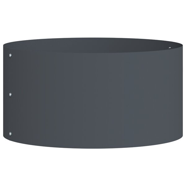 vidaXL Cache-pot de jardin Anthracite 40 x 40 x 20 cm Acier