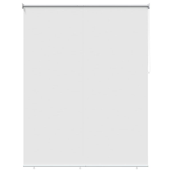 vidaXL Store enrouleur Protection UV Blanc 180 x 140 cm Polyester