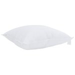 vidaXL Oreillers 2 Pièces Blanc 130gsm 100  coton