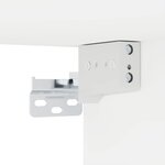 vidaXL Meuble TV mural Montage mural Blanc 140 x 28 x 21 cm