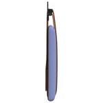 vidaXL Tête de lit suspendue Bleu denim PU antique
