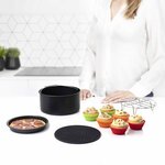 Princess set d'accessoires de friteuse 10 pièces 3 2 l métal et silicone