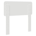 vidaXL Tête de lit Blanc 100 cm Bois d'ingénierie