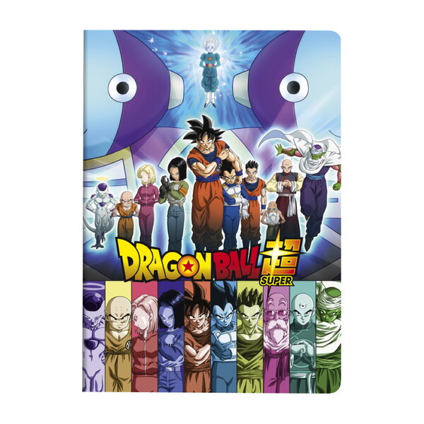 Cahier piqué a4 - 96 pages séyès - dragon bal s - multicolore