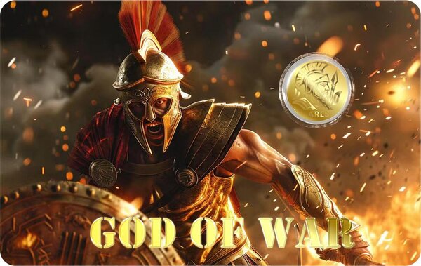 Pièce de monnaie en Or 50 Cents g 0.031 (1/1000 oz) Millésime 2026 ARES